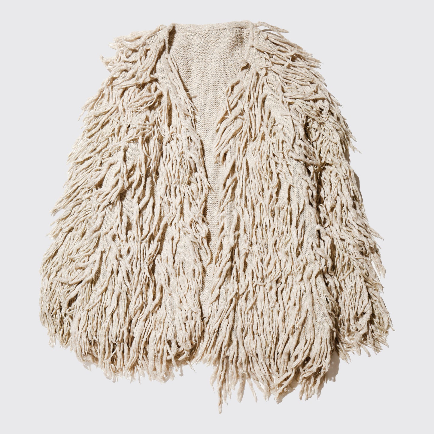 vintage komondor cardigan