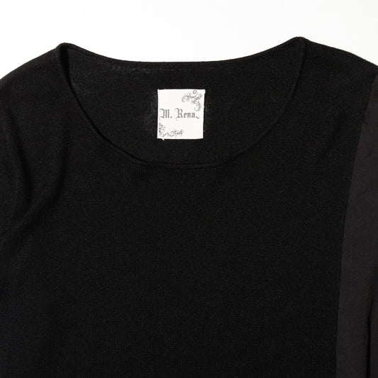 vintage asymmetry drape cut sew