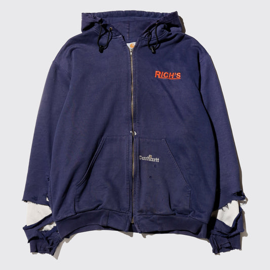 *one-off broken hoodie , with thermal liner