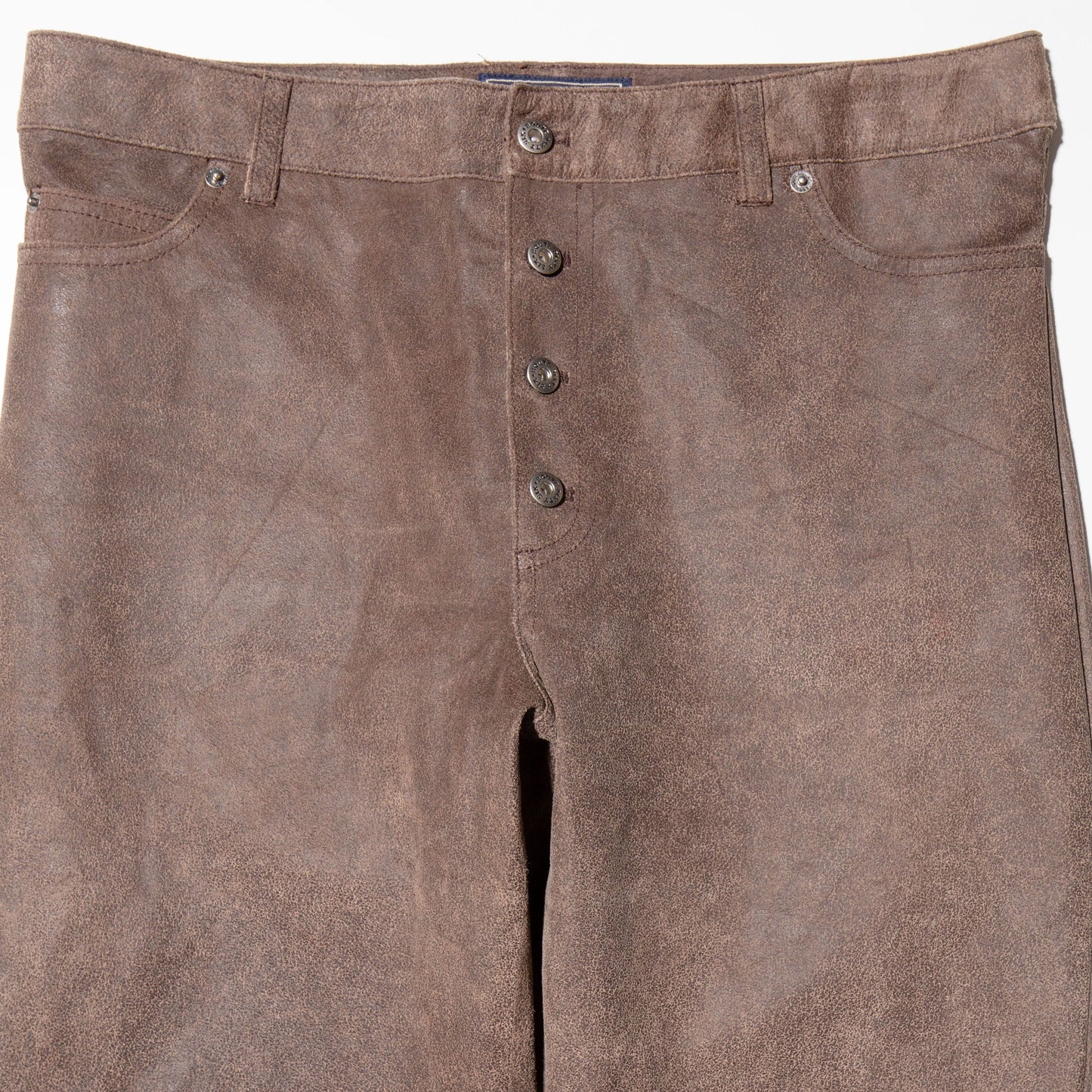 vintage flare leather trousers