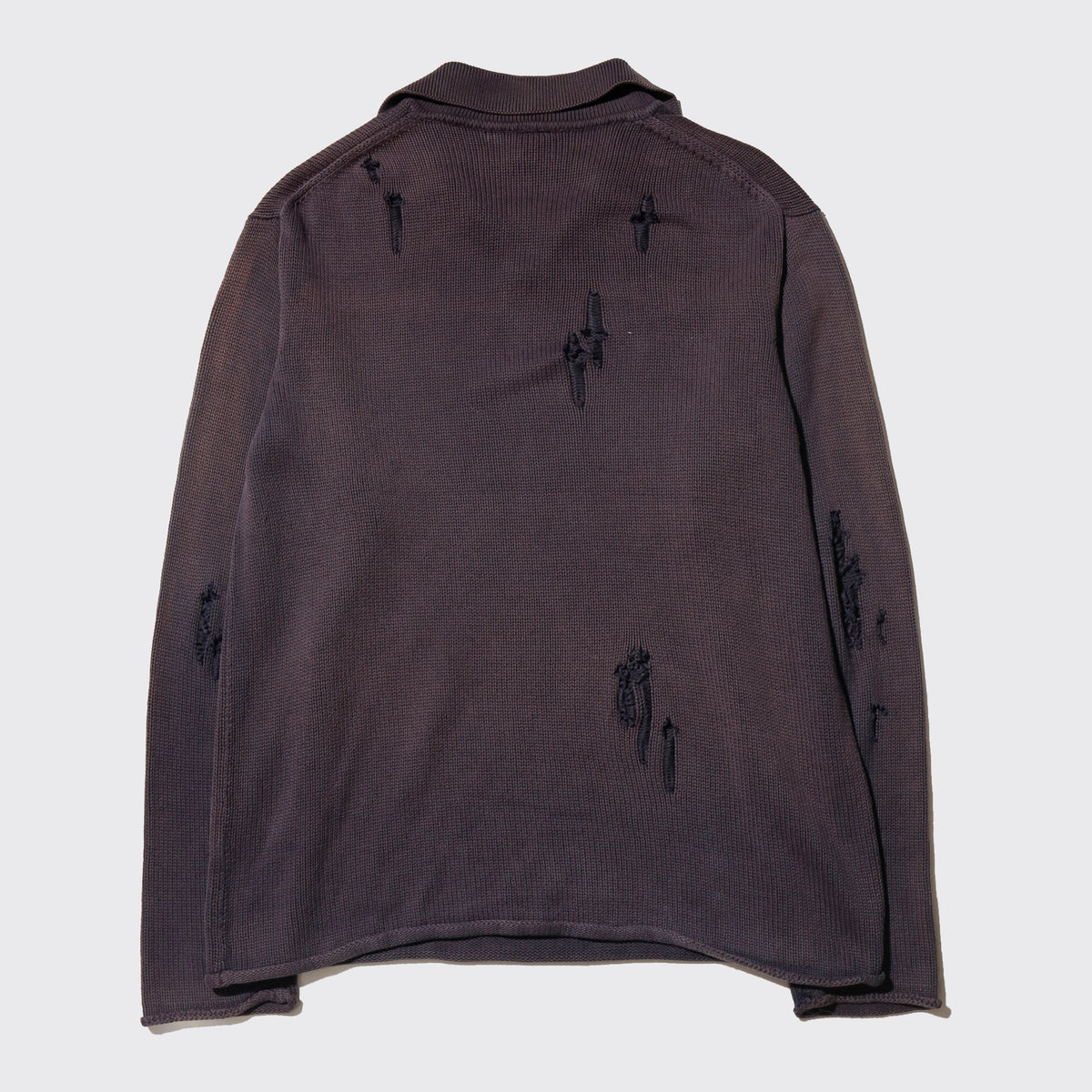 *one-off broken skipper polo sweater