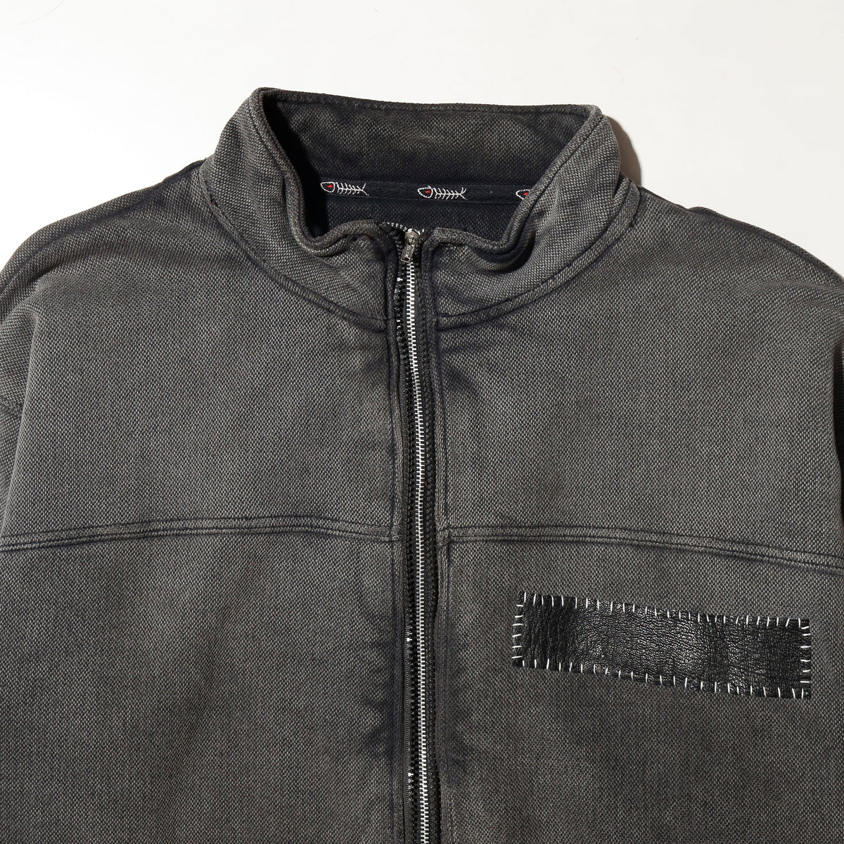 vintage weired fish distressed truck jacket