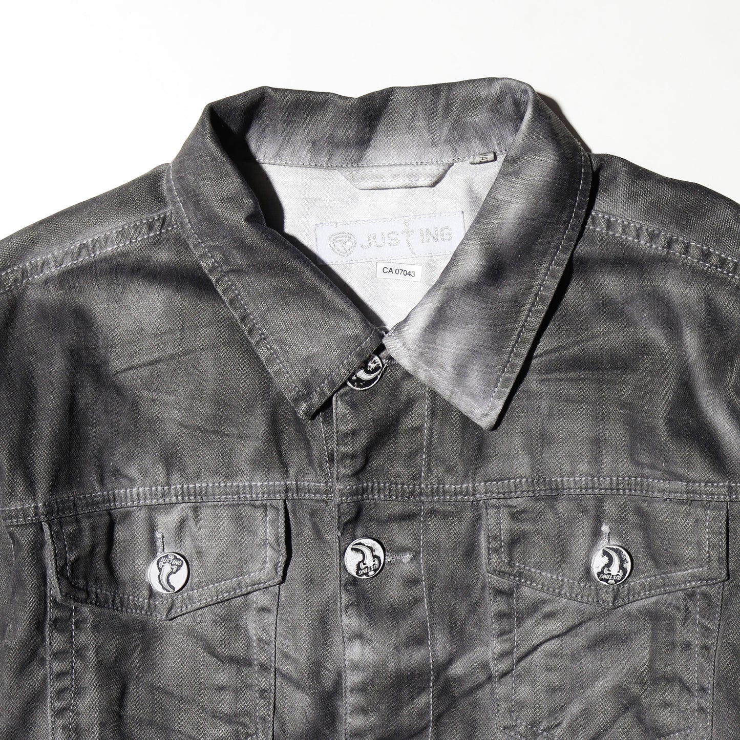 vintage 00's waxed dust trucker jacket