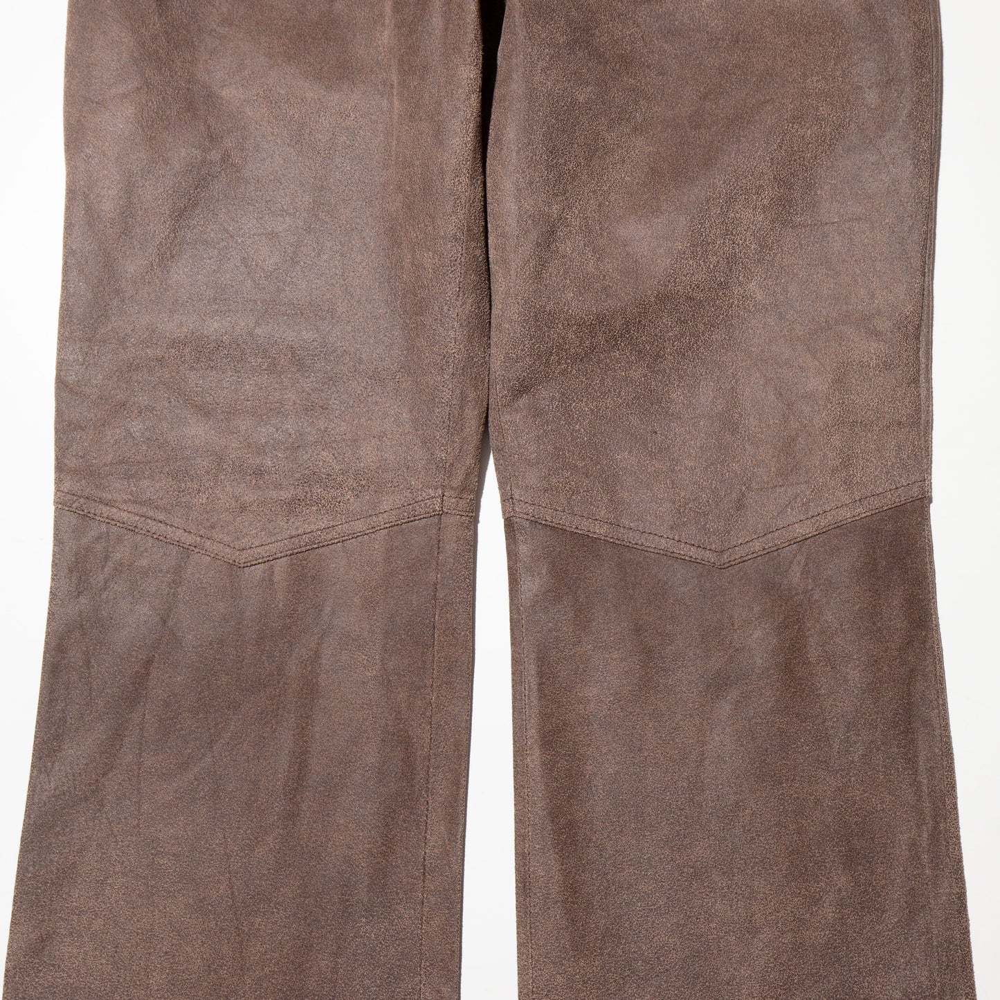 vintage flare leather trousers