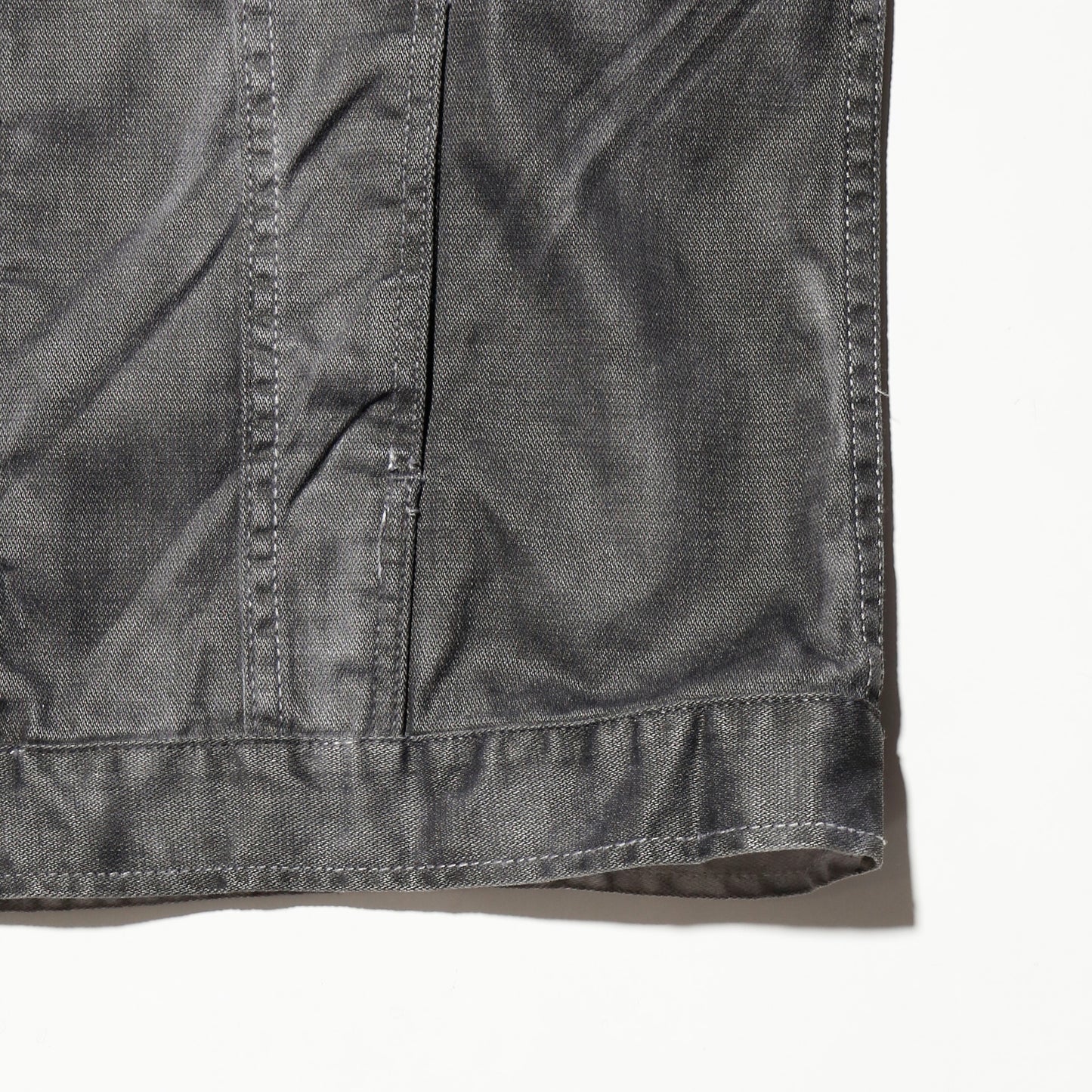 vintage 00's waxed dust trucker jacket