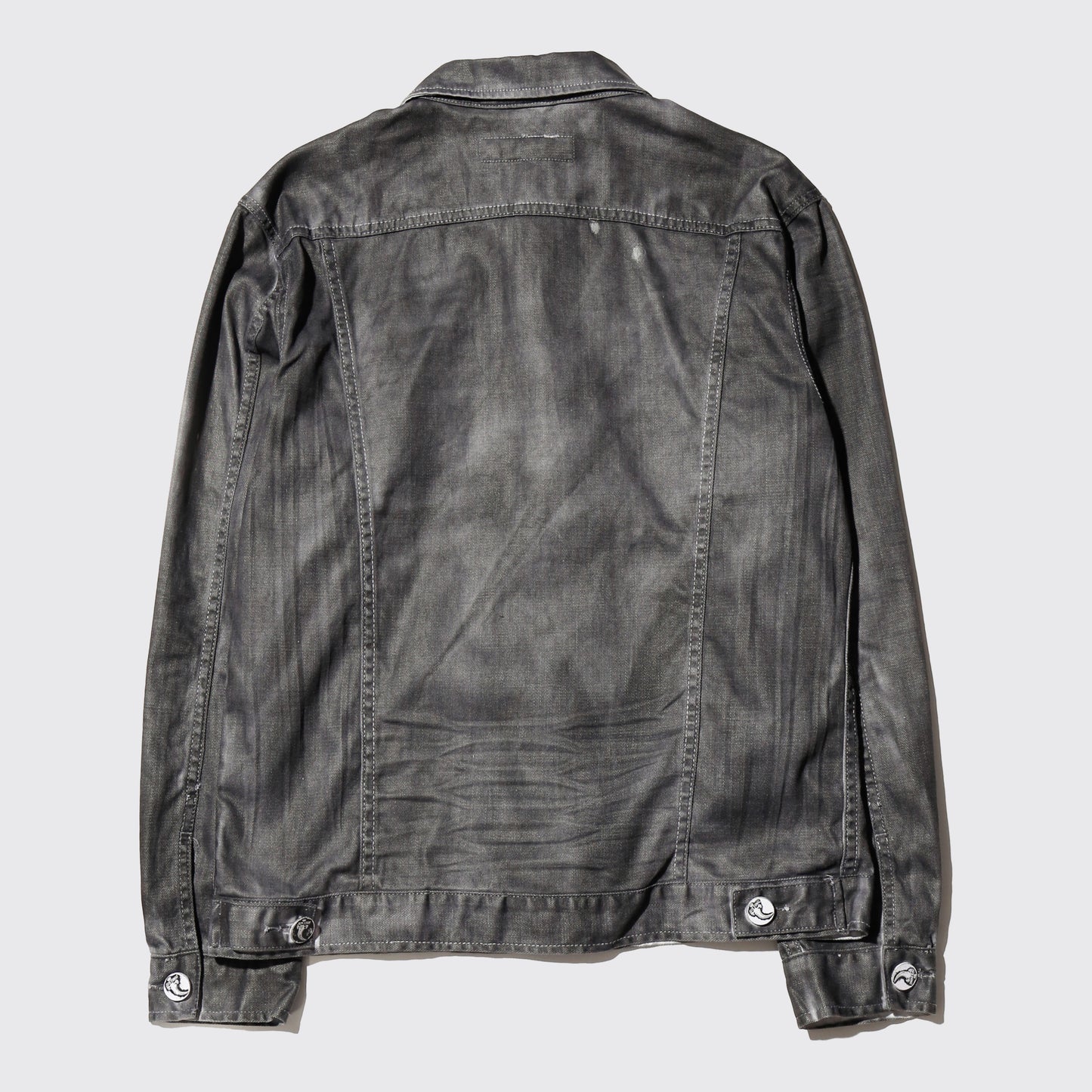 vintage 00's waxed dust trucker jacket