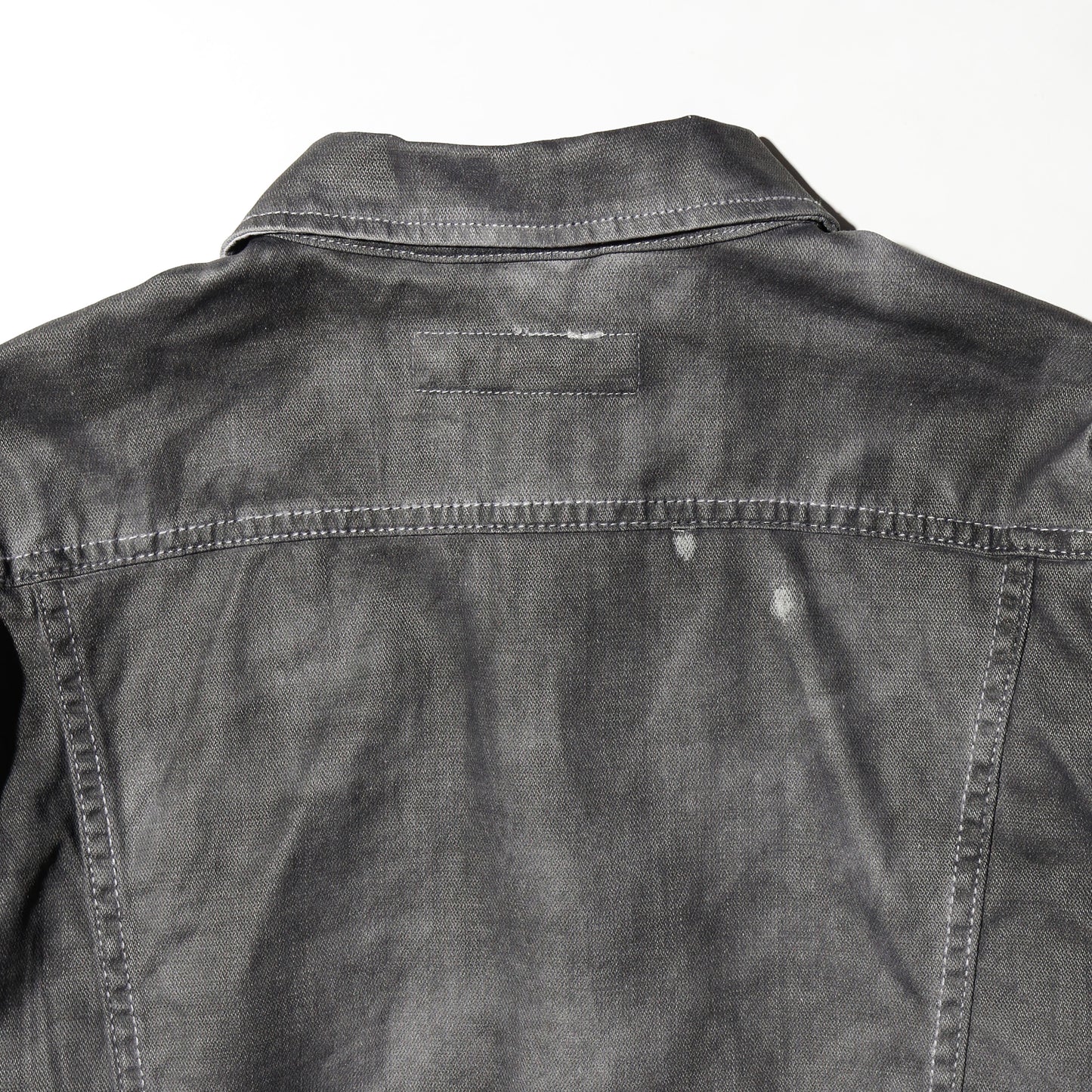 vintage 00's waxed dust trucker jacket
