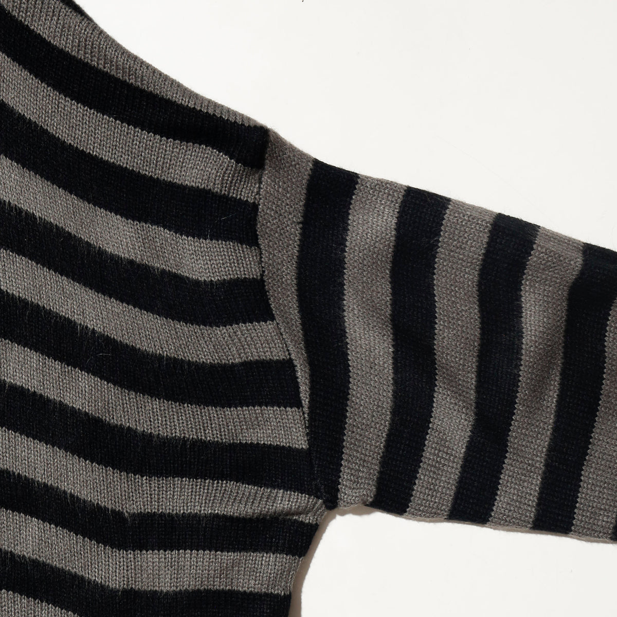 *one-off hand stitched border knit hoodie, "teen smoker"