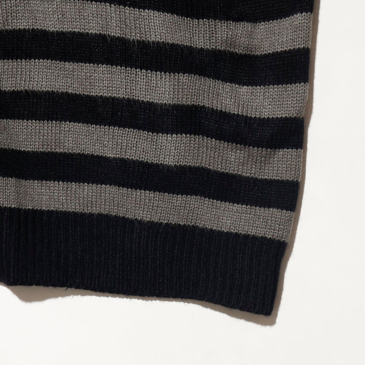 *one-off hand stitched border knit hoodie, "teen smoker"