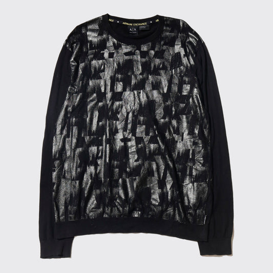 vintage 00's armani exchange luster sweater