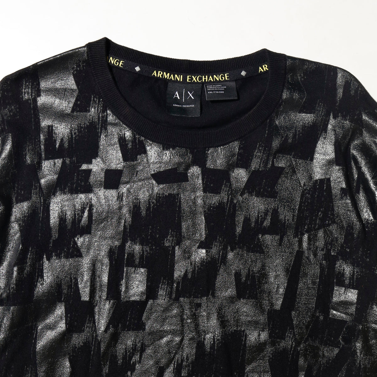 vintage 00's armani exchange luster sweater