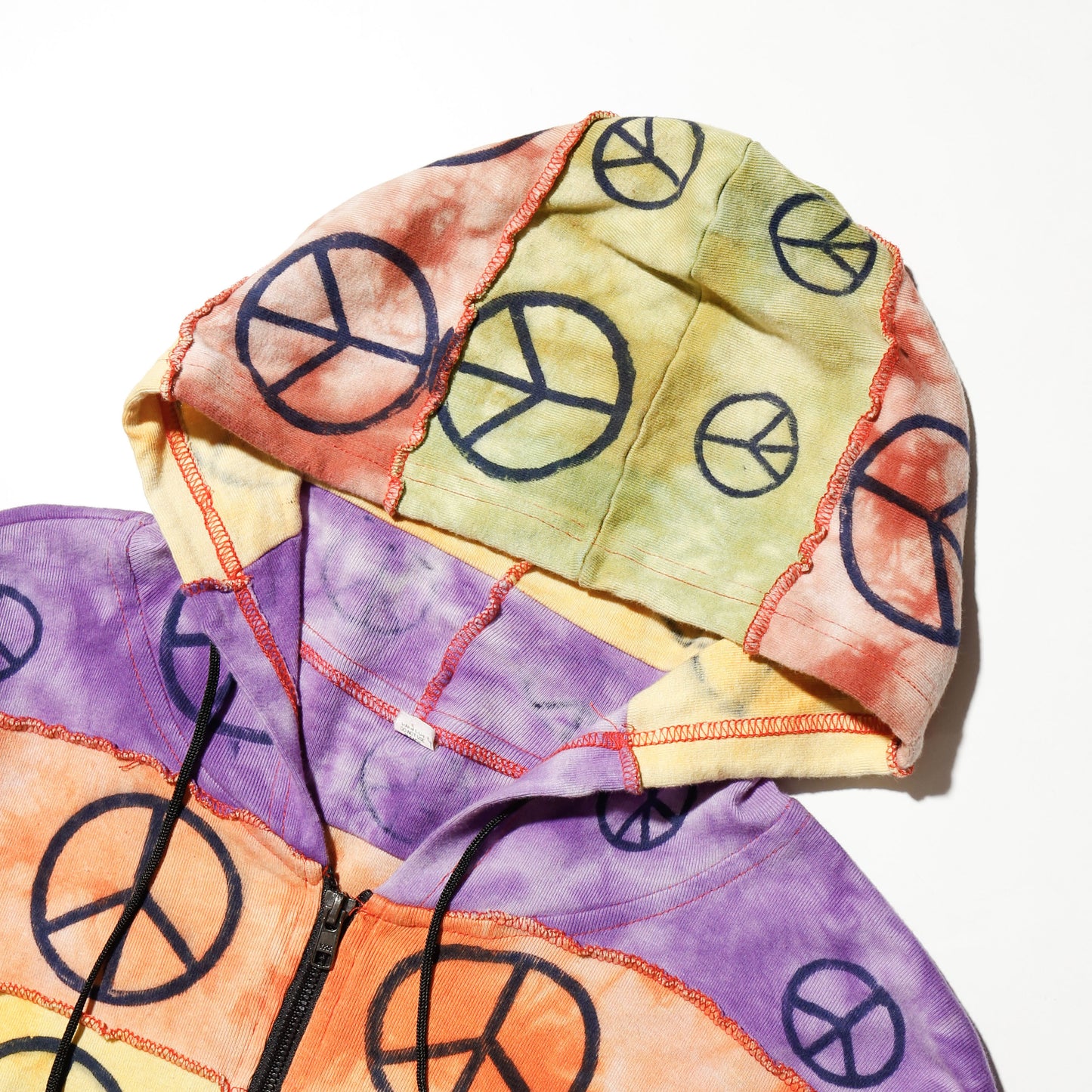 vintage peace goa hoodie
