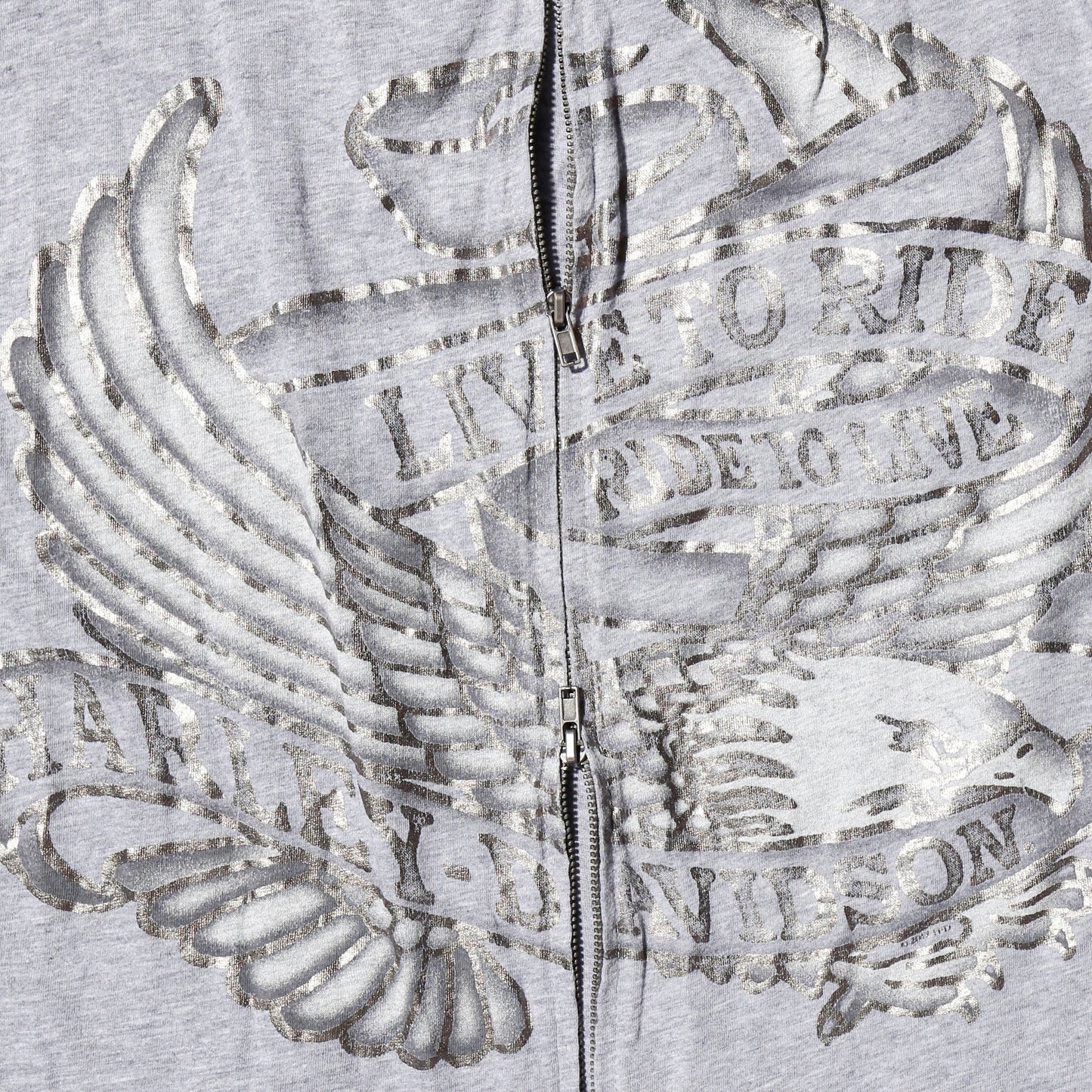vintage harley-davidson zipped tank top