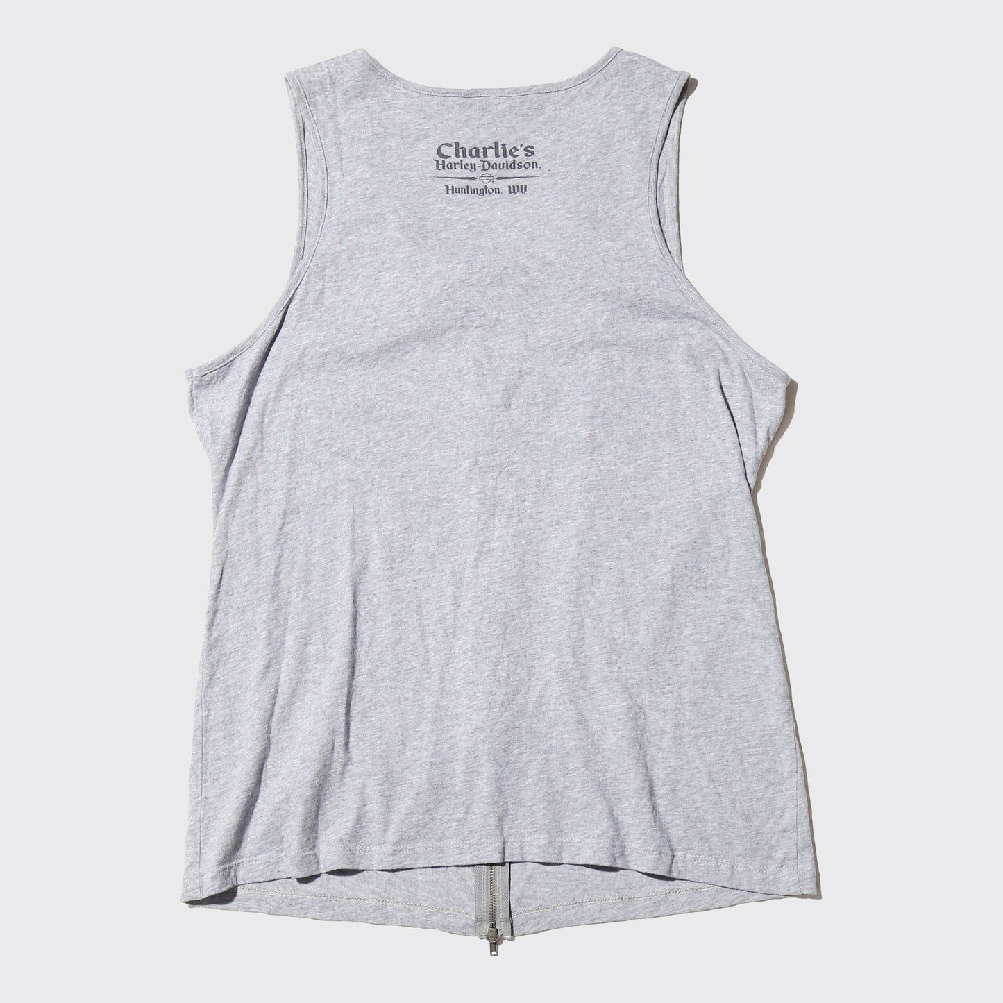 vintage harley-davidson zipped tank top