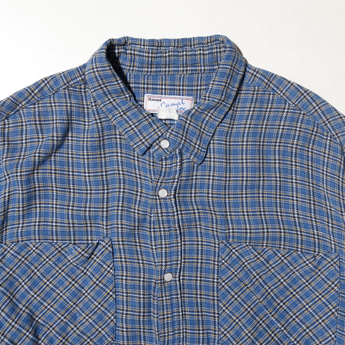 vintage haband loose check shirt