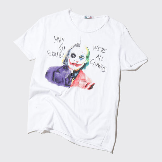 vintage 00's euro heath x joaquin joker t-shirt