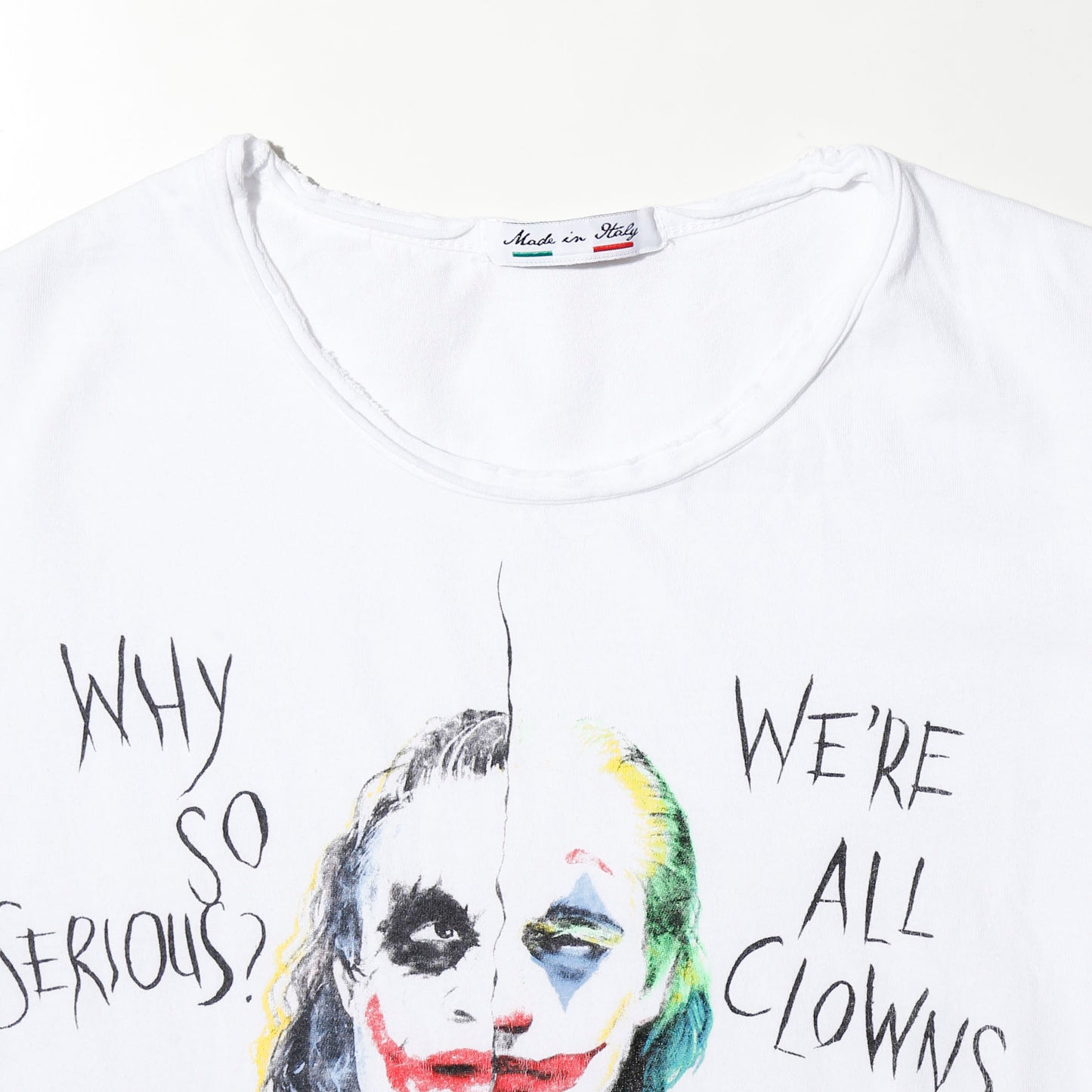 vintage 00's euro heath x joaquin joker t-shirt