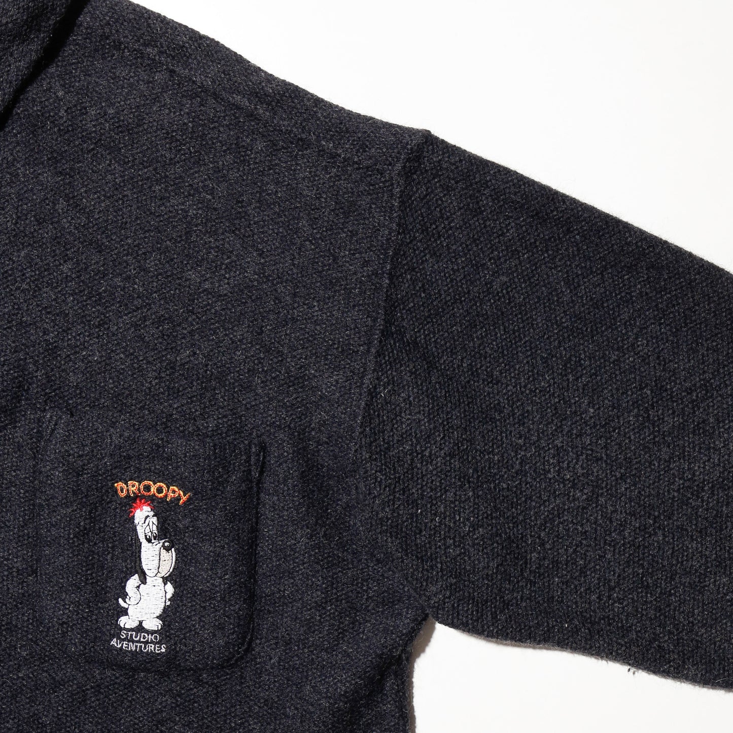 vintage 90's tex avery droopy polo sweater