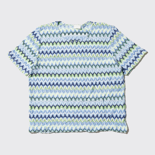 vintage coastal wave jacquard h/s