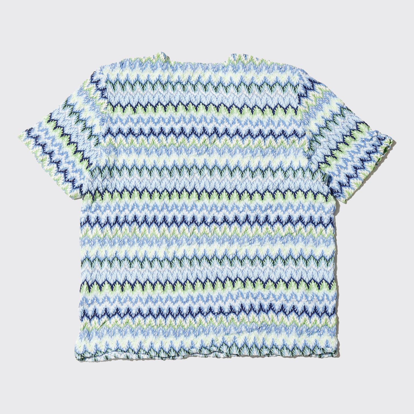 vintage coastal wave jacquard h/s