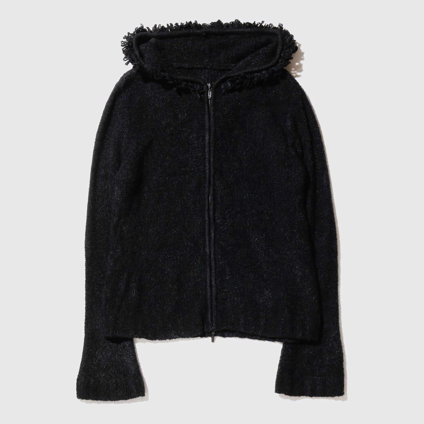 vintage with fringe knit hoodie