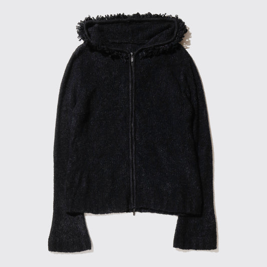 vintage with fringe knit hoodie