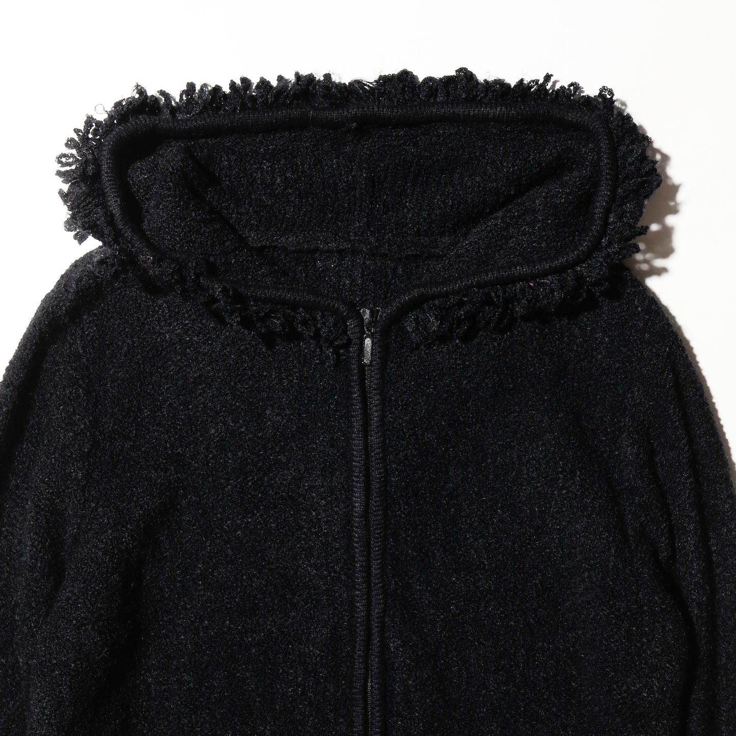 vintage with fringe knit hoodie