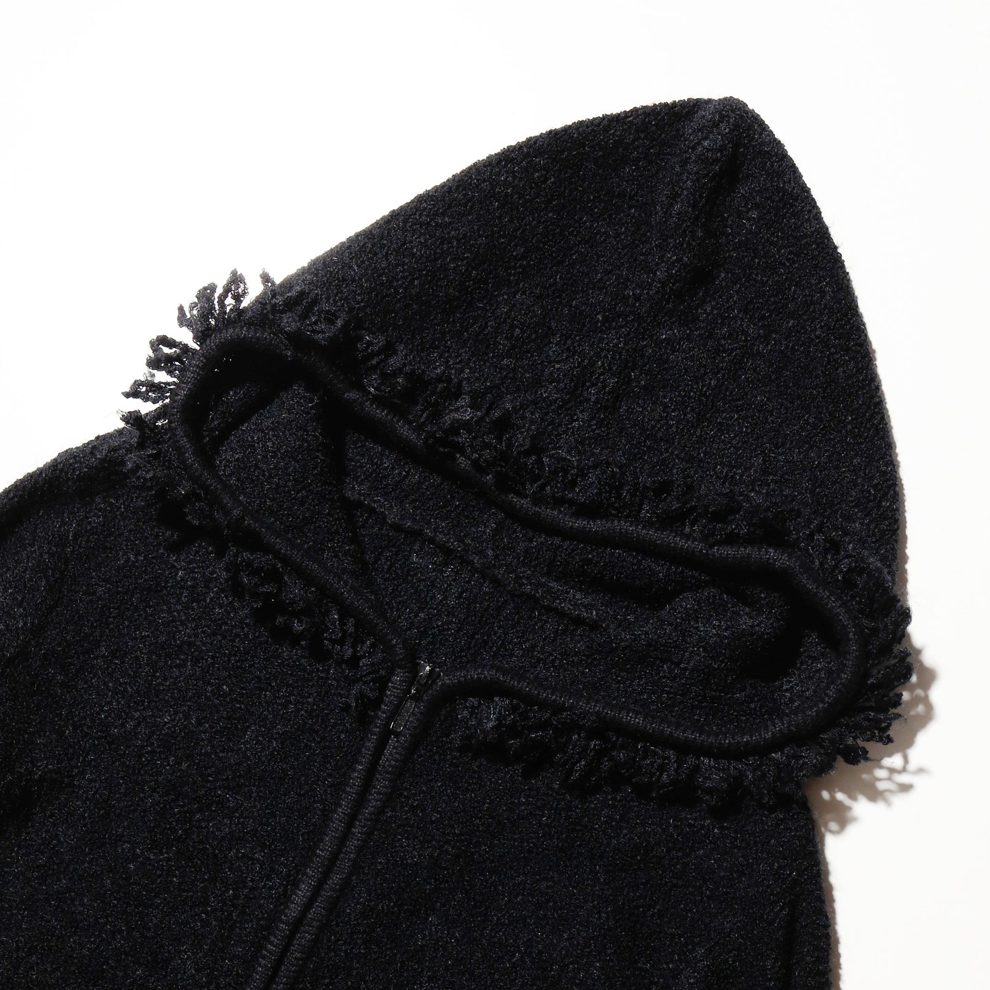 vintage with fringe knit hoodie