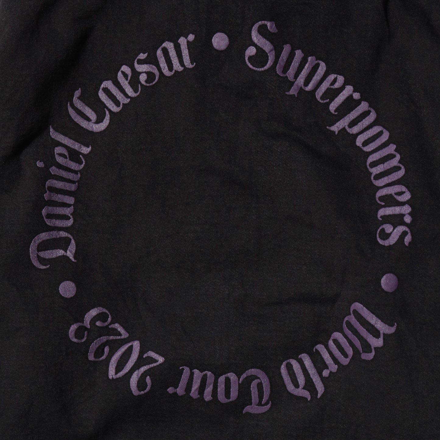 2023 Daniel Caeser superpowers tour hoodie, *heavy oz