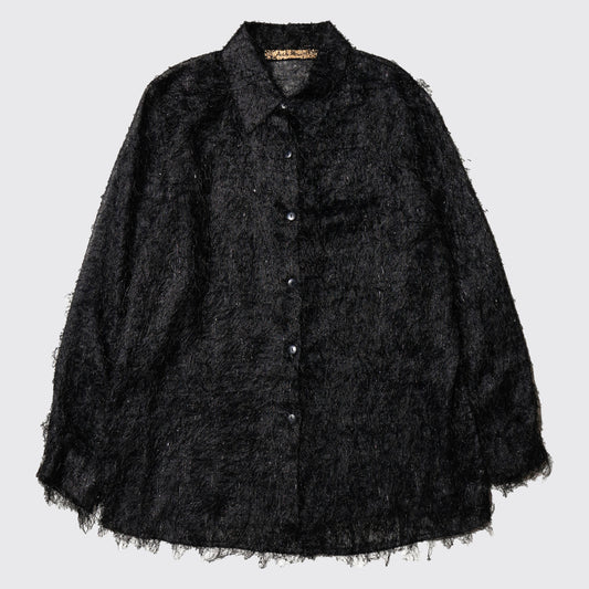 vintage lame shaggy shirt