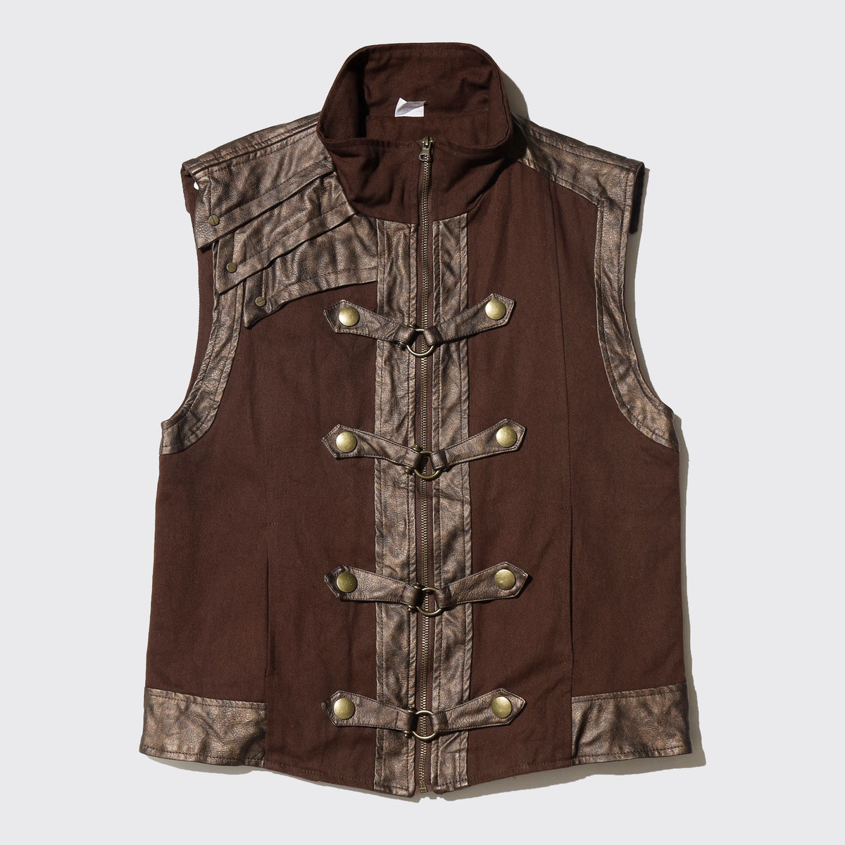 vintage belted costume vest