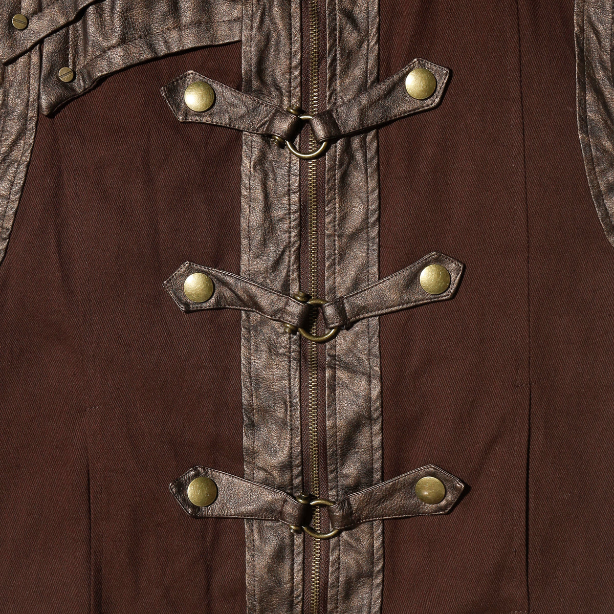 vintage belted costume vest