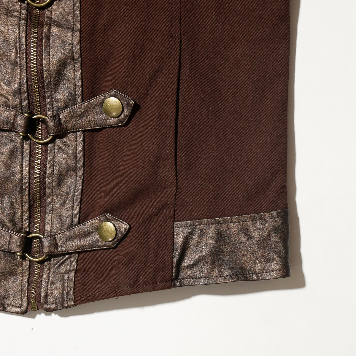 vintage belted costume vest