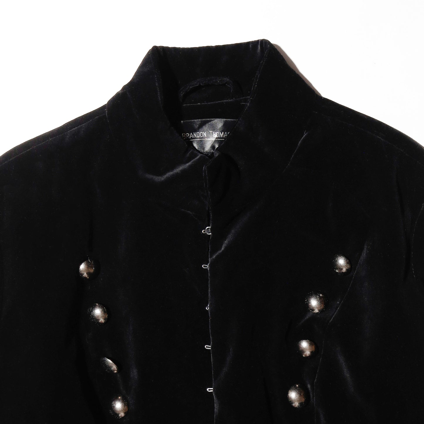 vintage velvet napoleon coat