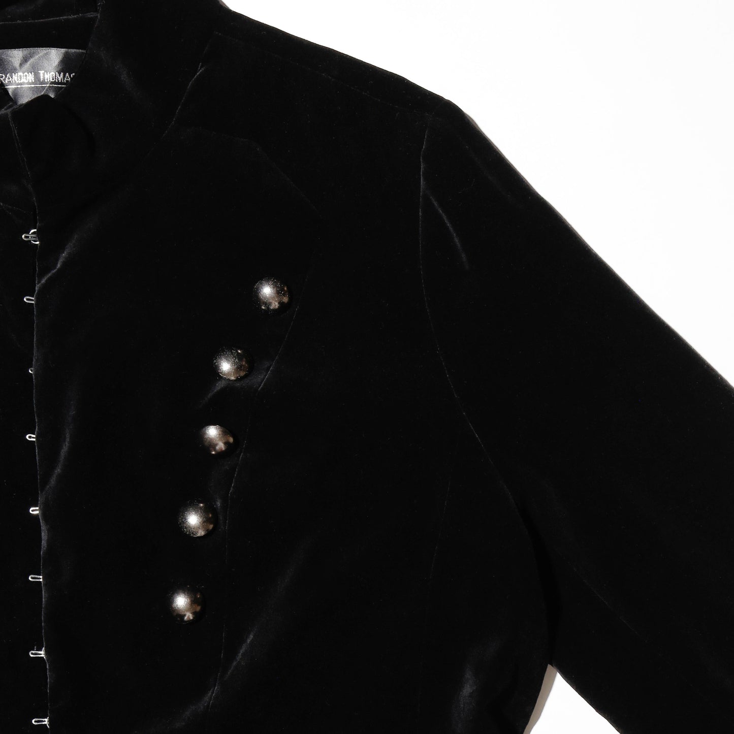 vintage velvet napoleon coat