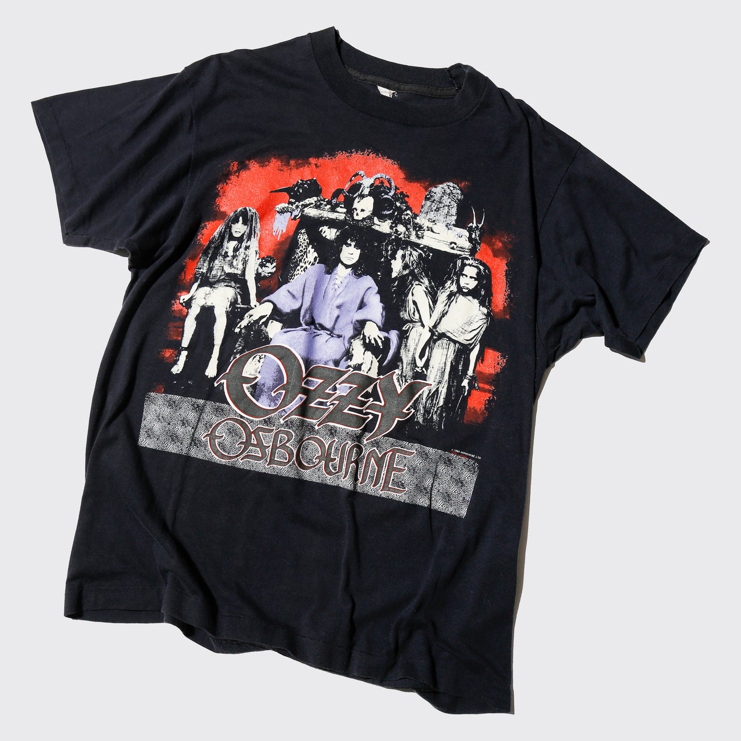 vintage 1988's-1989's Ozzy Osbourne "no rest for the wicked" tour t-shirt