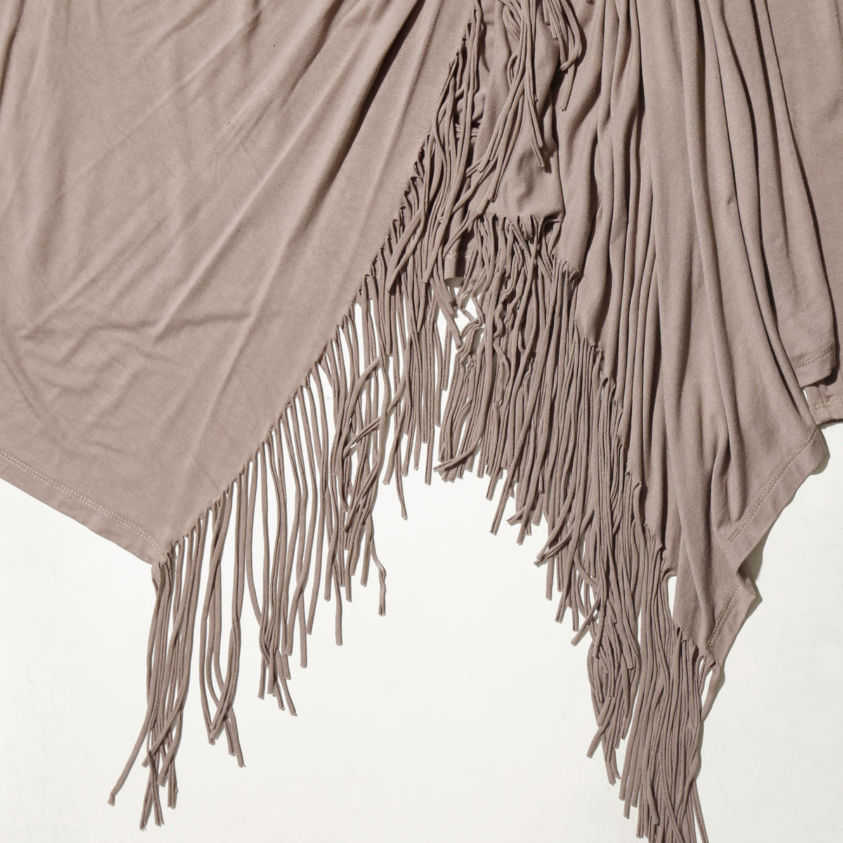 vintage fringe drape wrap  cardigan