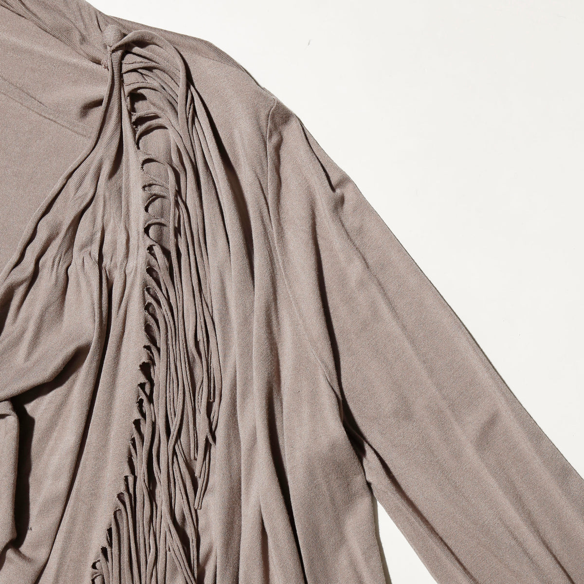 vintage fringe drape wrap  cardigan