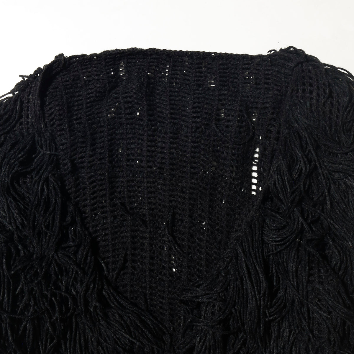 vintage crow shaggy cardigan