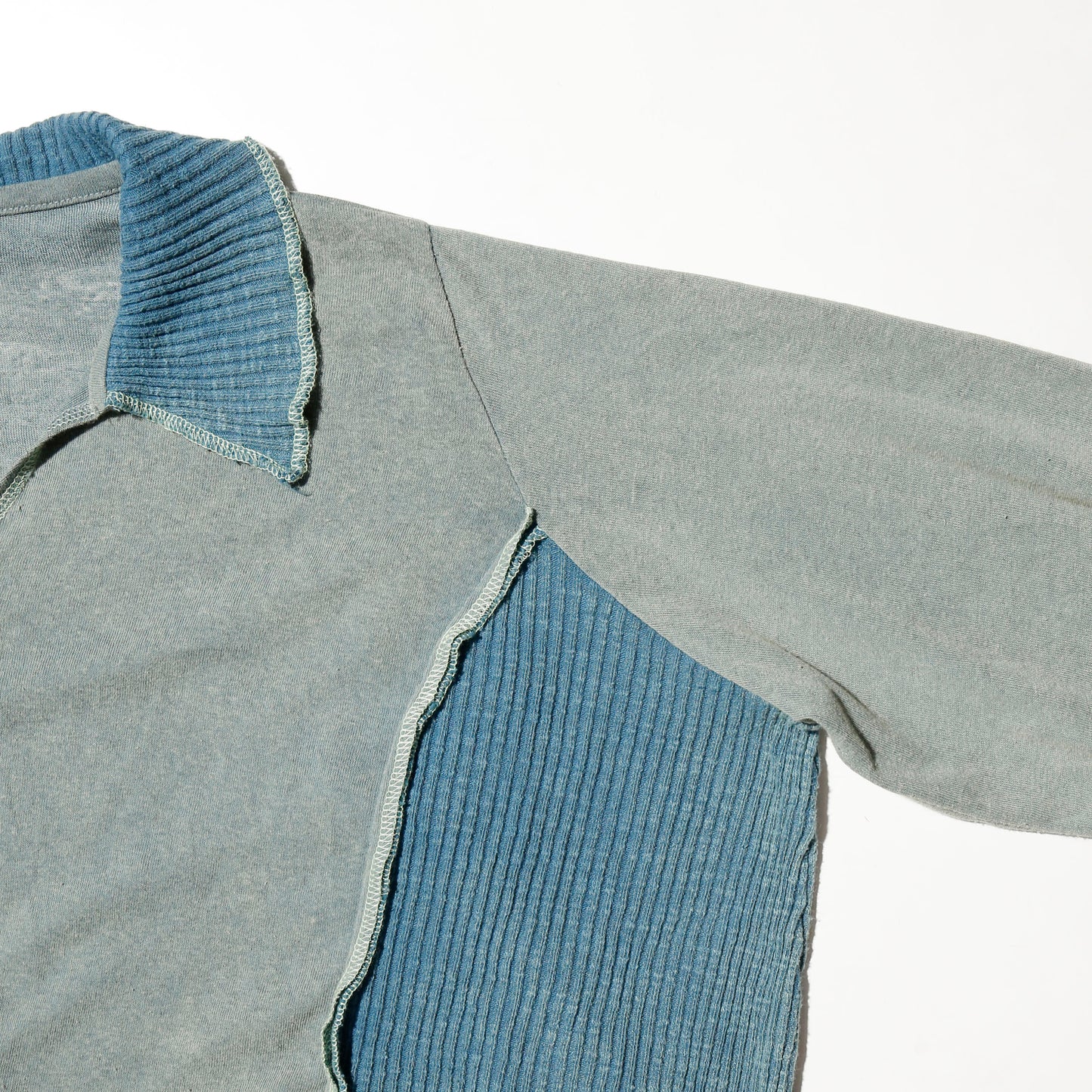 vintage cropped hybrid flare sleeve pullover