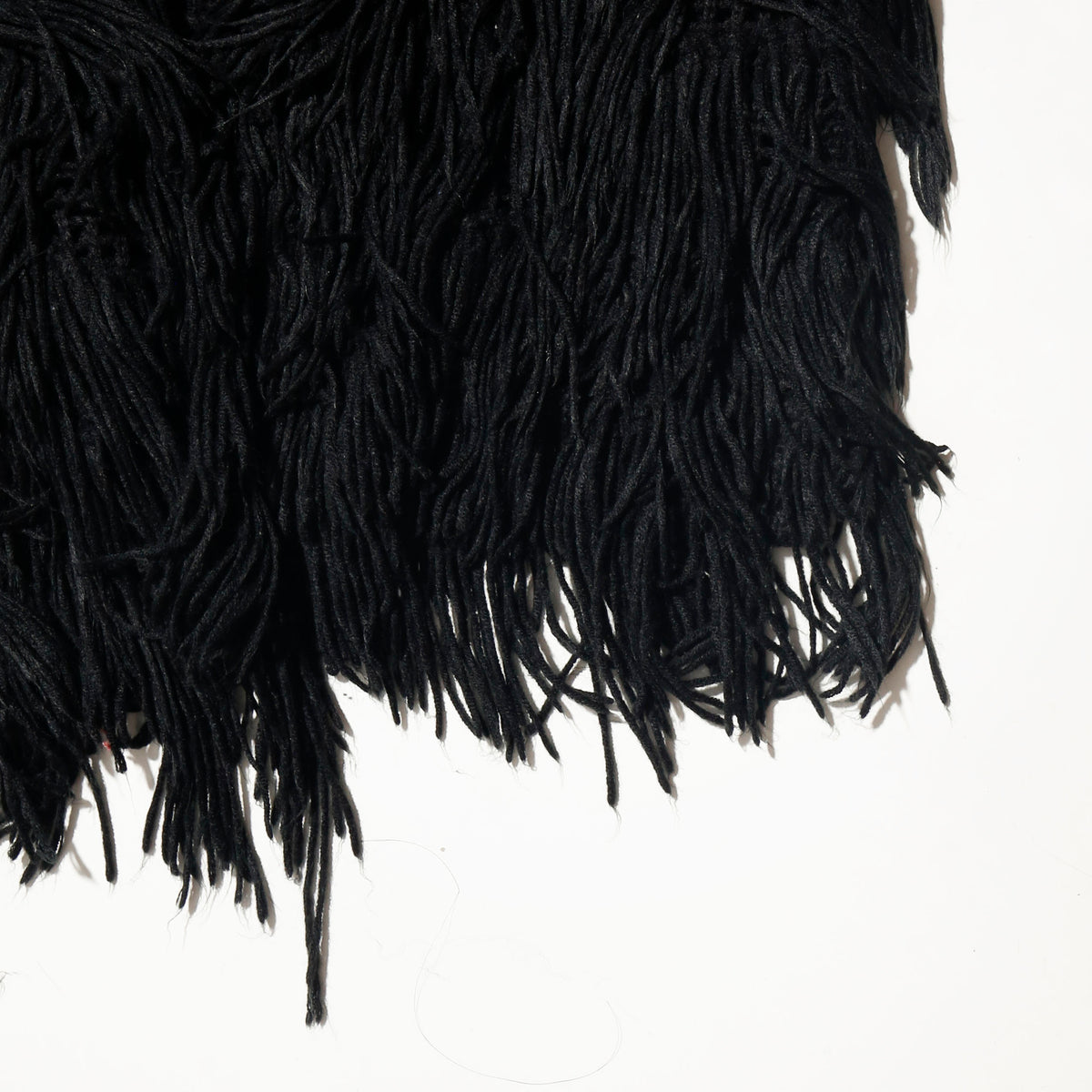 vintage crow shaggy cardigan