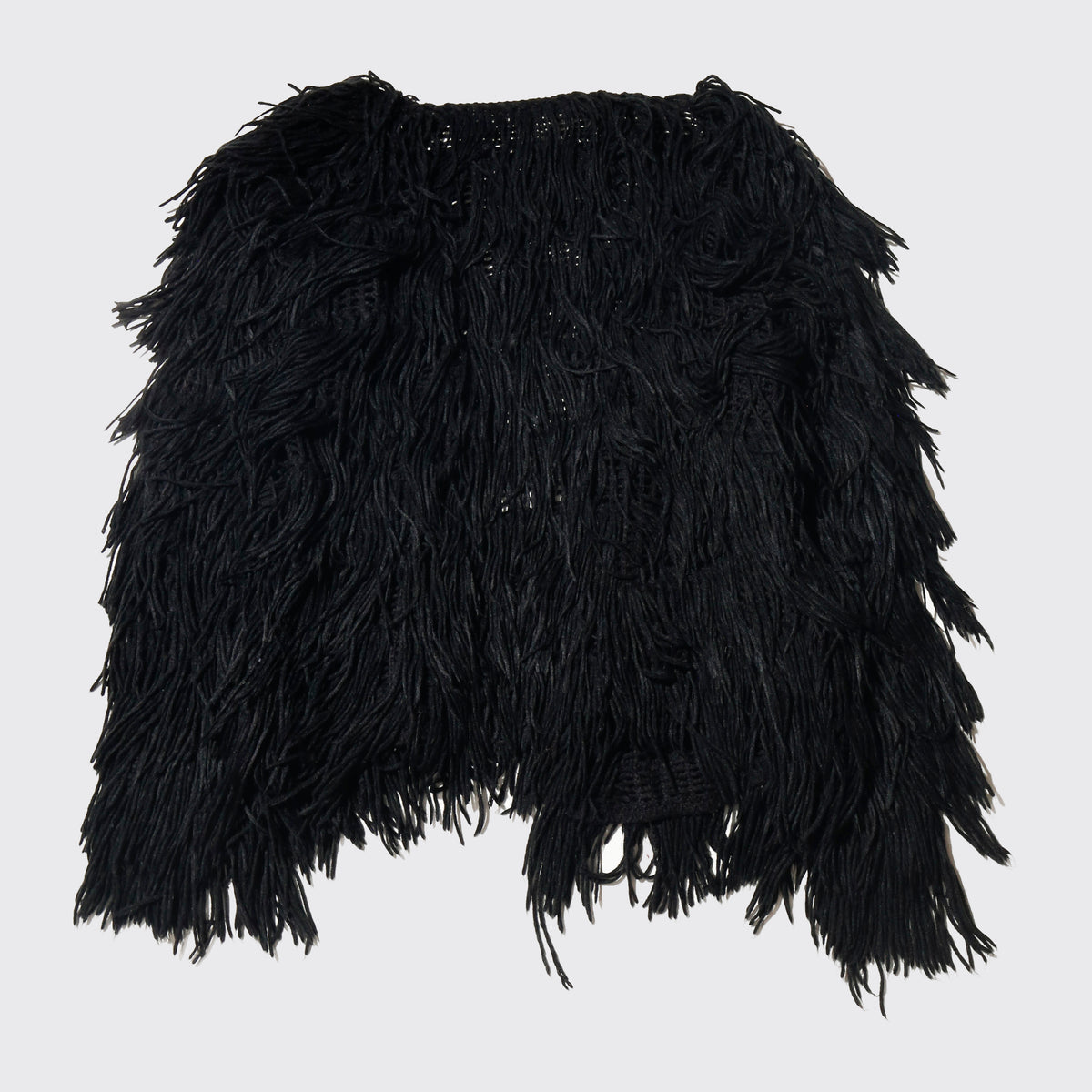 vintage crow shaggy cardigan