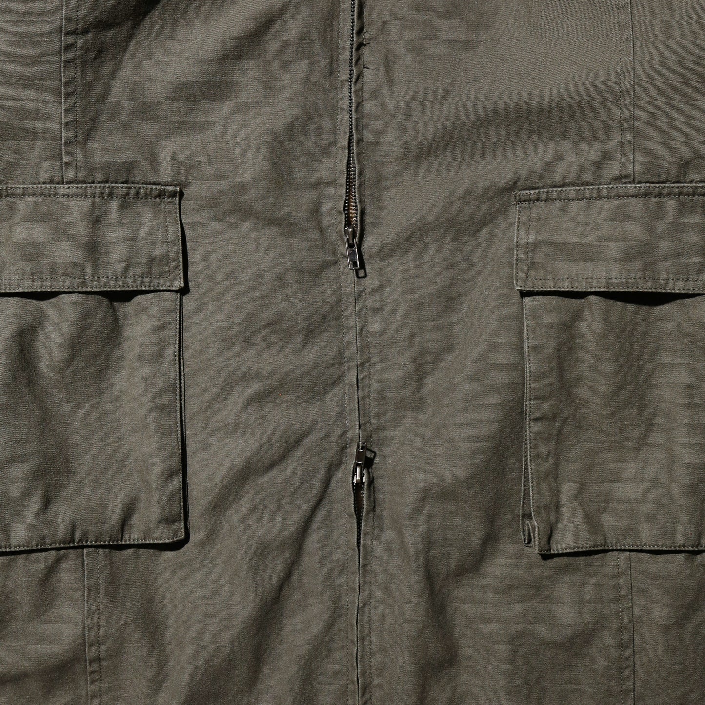 vintage hooded long combat coat