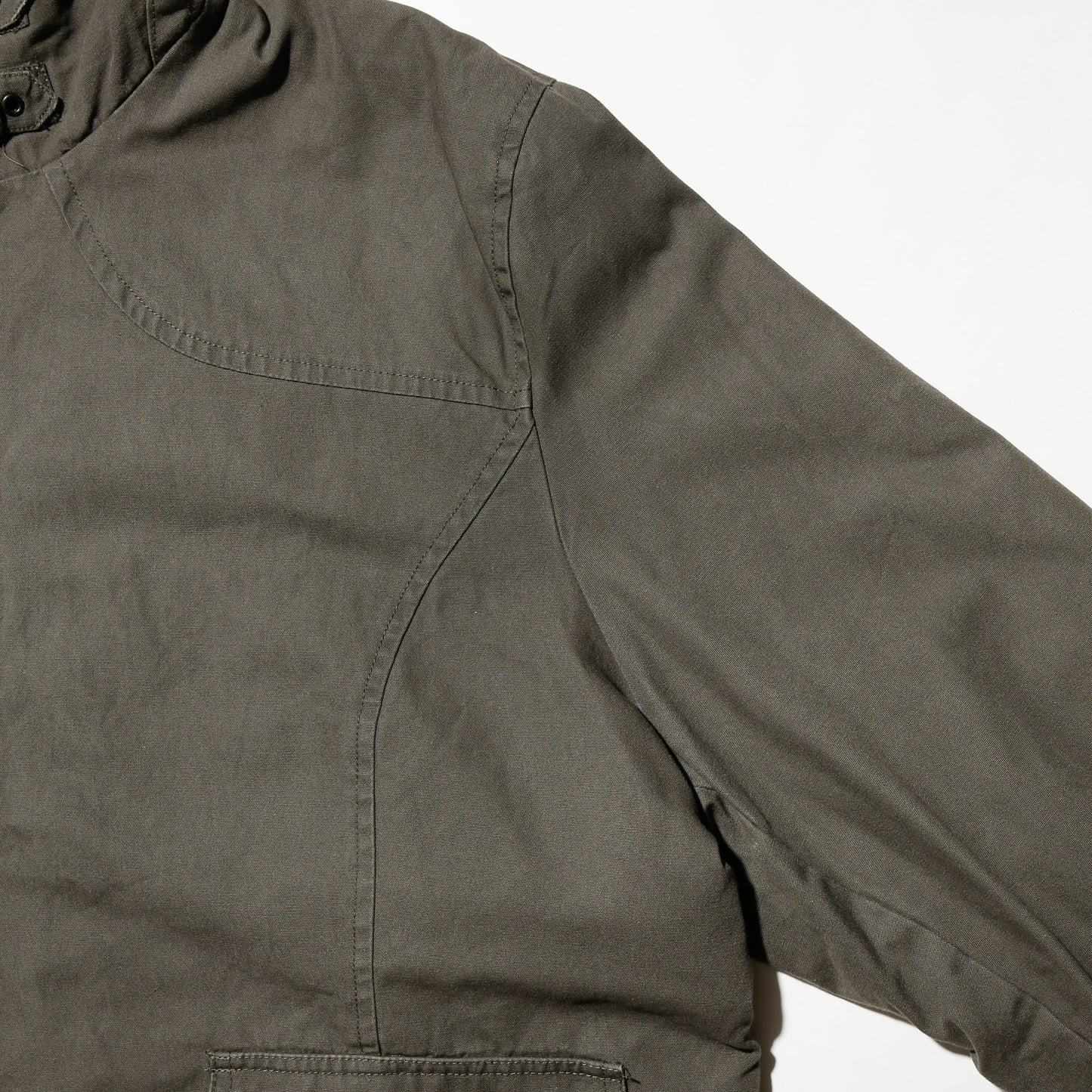 vintage hooded long combat coat