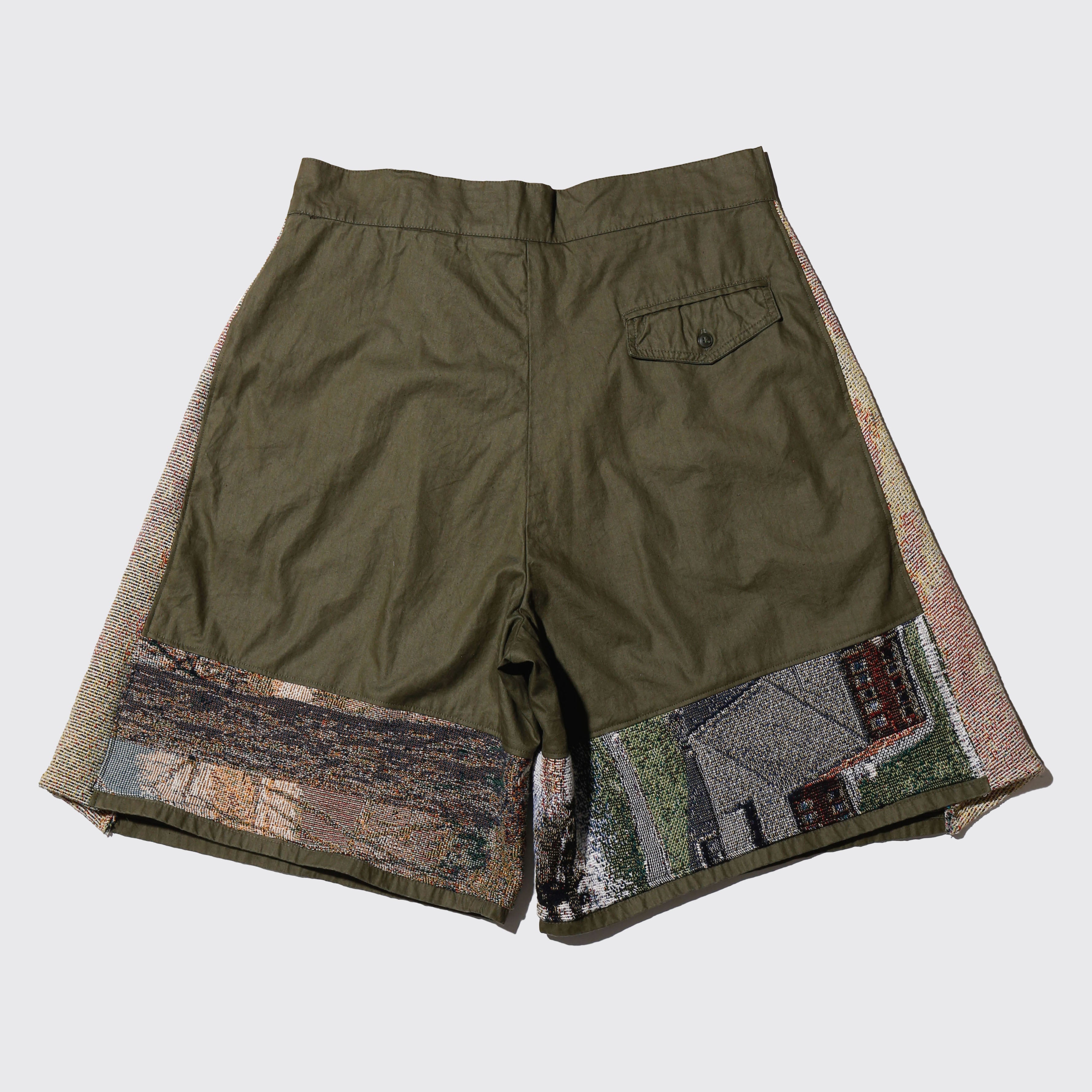 noill ラグパンツ　リメイクパンツ remake rug docking shorts – NOILL