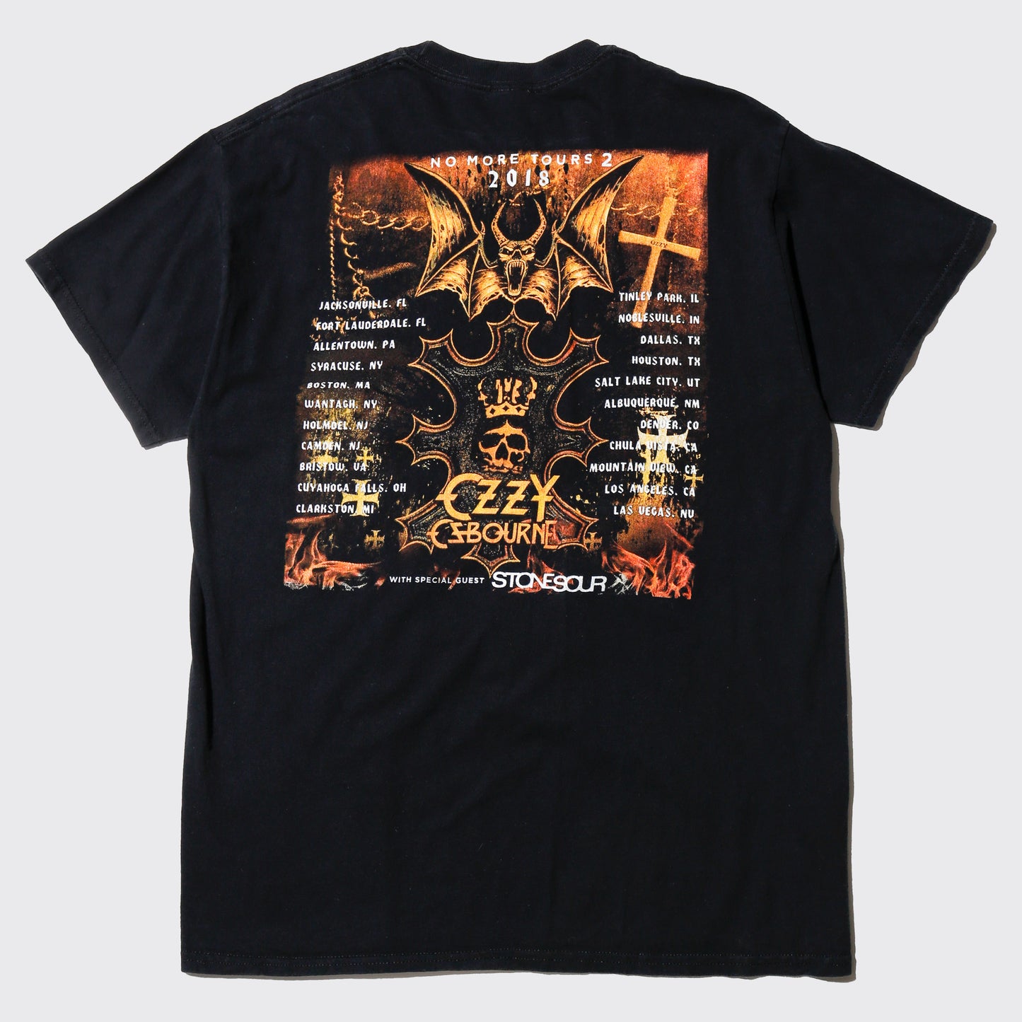 vintage 2018's Ozzy Osbourne no more tour t-shirt