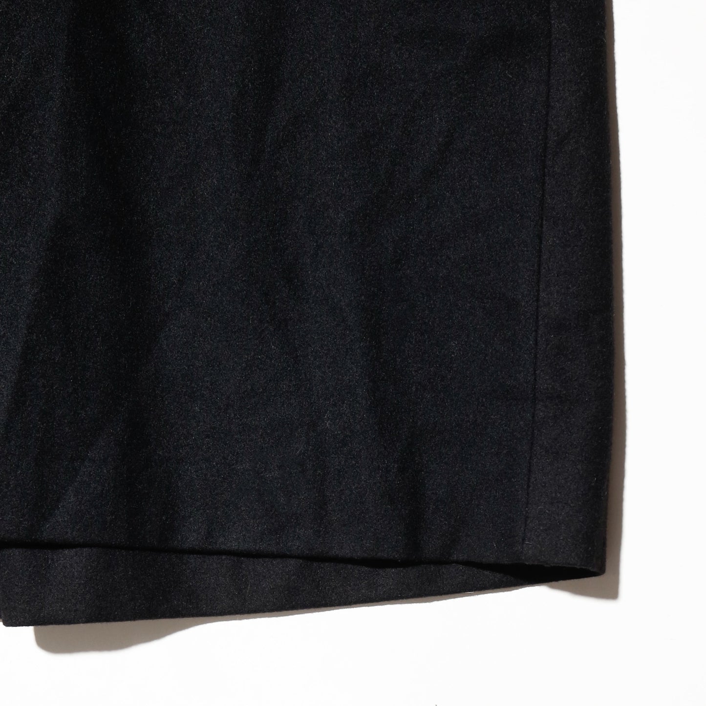 vintage pleated wool mandarin coat