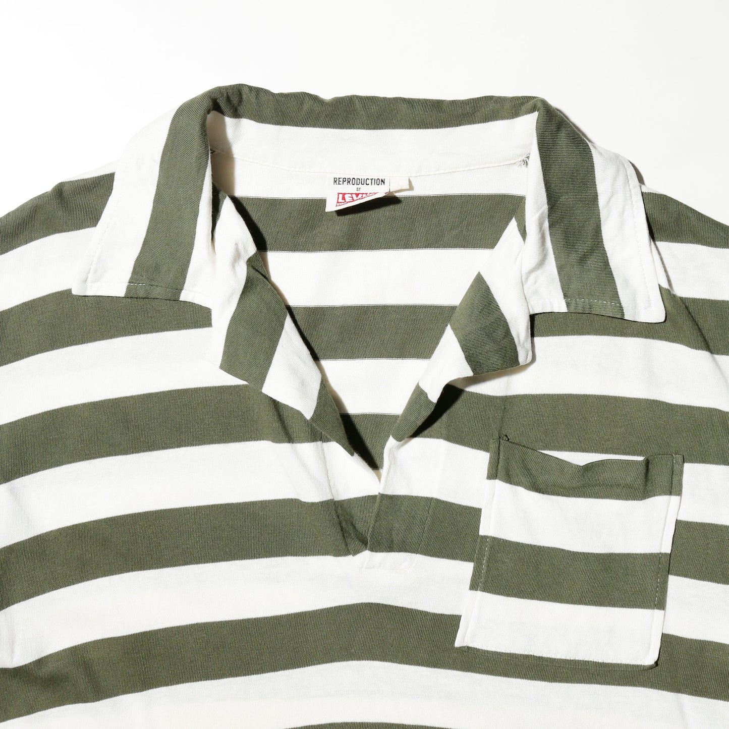 vintage 70's levi's border polo cut sew