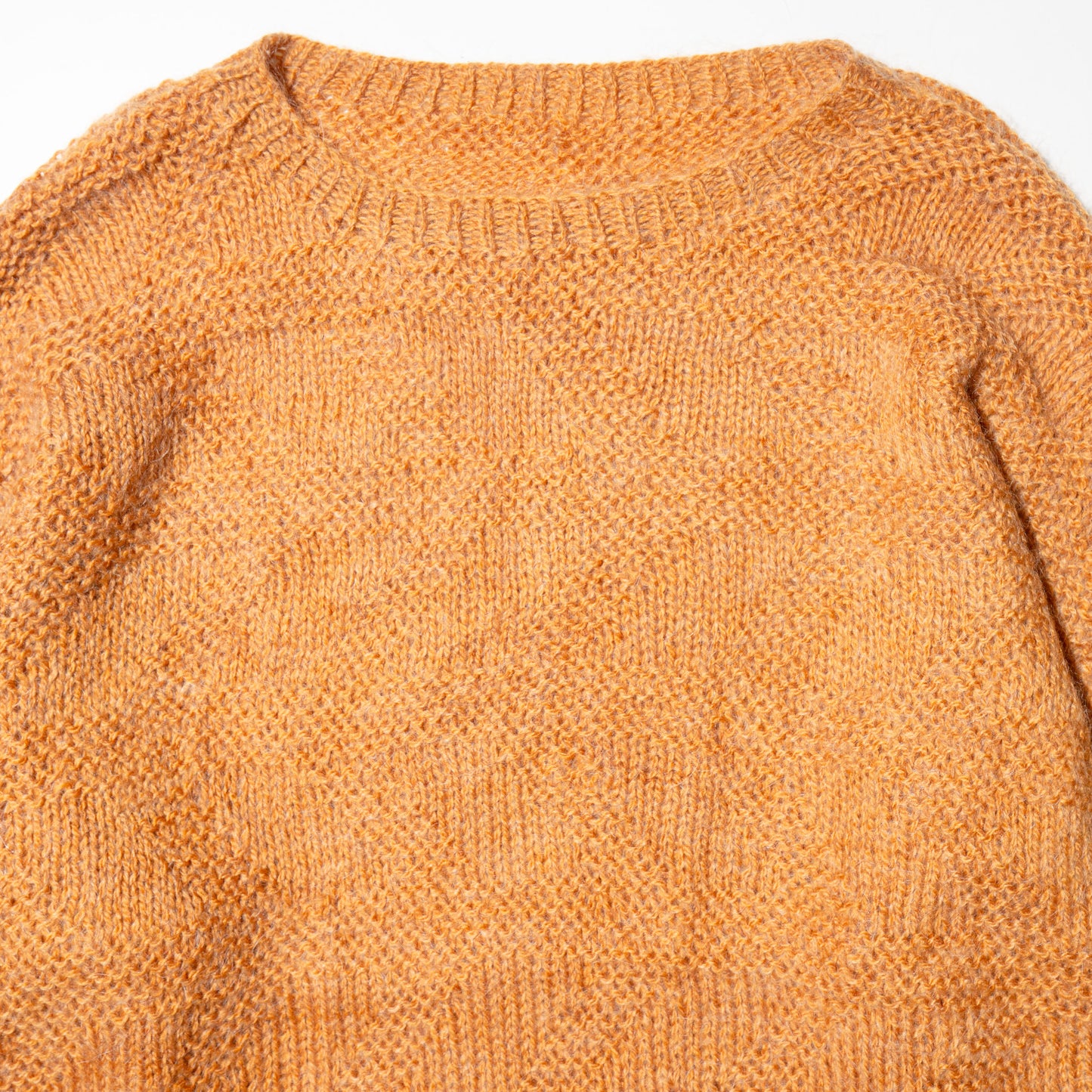 vintage wide hand knit sweater