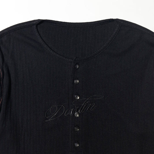 Go Go Darlin' - "DARLIN' BRODERIE HENRY NECK L/S"